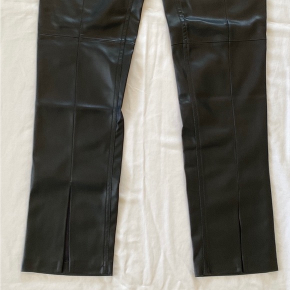 HUDSON JEANS Faux Leather Jeans in Black Beauty - Picture 7 of 16